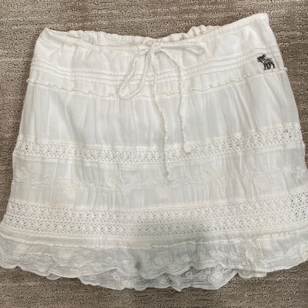 Abercrombie Girls Skirt White Lace